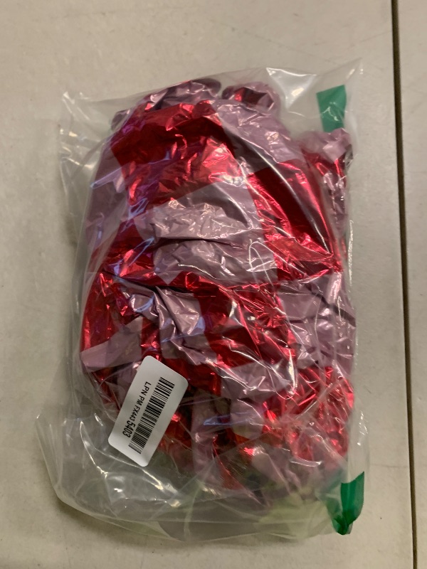 Photo 1 of 40 Inch Pink Checkered 4 Balloon Large Hot Pink Number Balloons for Girls 4th Birthday Decorations Pink Number 4 Balloon