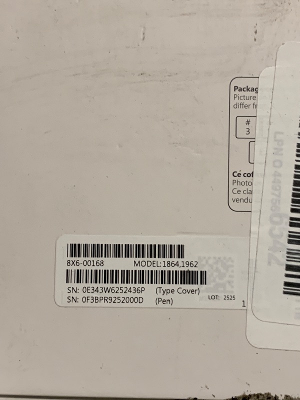 Photo 1 of Microsoft Surface Slim Pen (2nd Edition) and Pro Keyboard for Pro (11th Edition), 9, and 8 Black