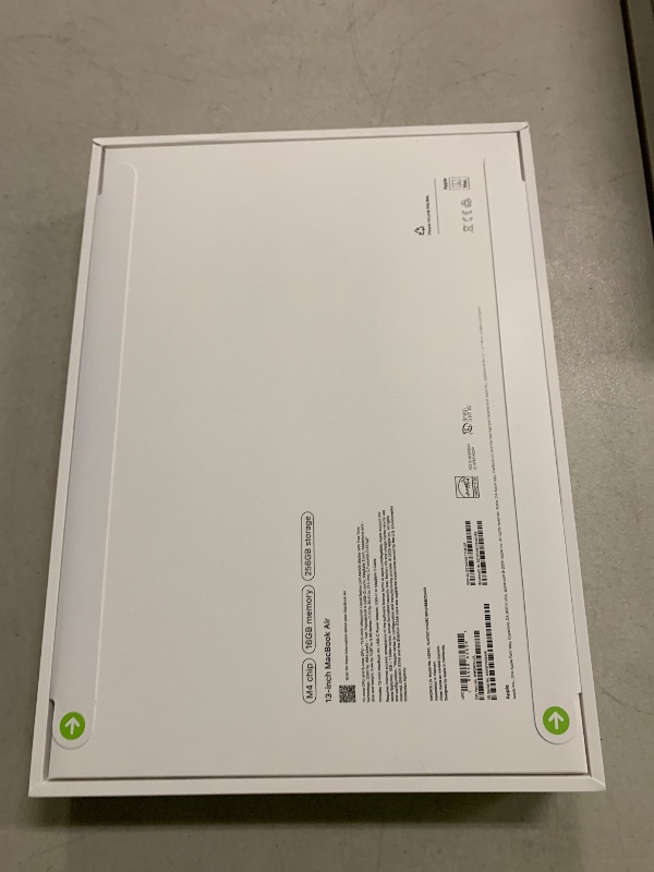 Photo 1 of Apple 2025 MacBook Air 13-inch Laptop with M4 chip: Built for Apple Intelligence, 13.6-inch Liquid Retina Display, 16GB Unified Memory, 256GB SSD Storage, 12MP Center Stage Camera, Touch ID; Silver