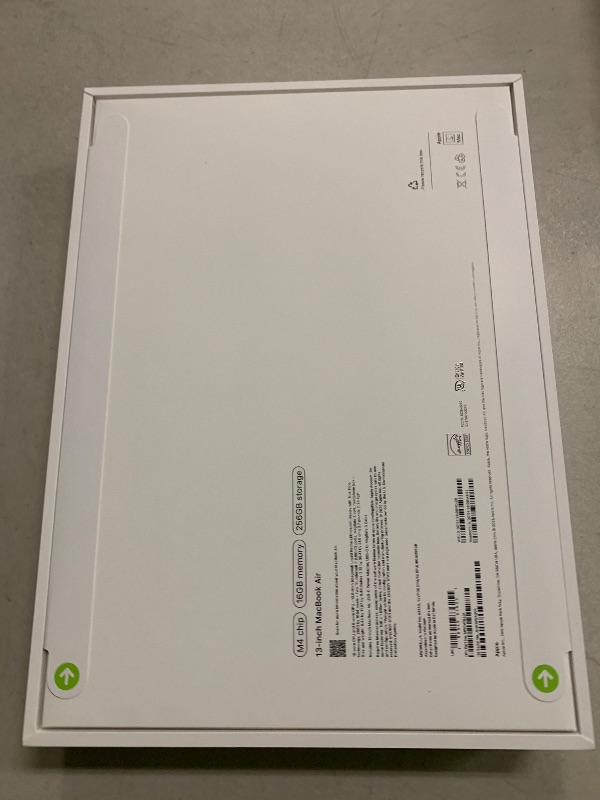 Photo 1 of Apple 2025 MacBook Air 13-inch Laptop with M4 chip: Built for Apple Intelligence, 13.6-inch Liquid Retina Display, 16GB Unified Memory, 256GB SSD Storage, 12MP Center Stage Camera, Touch ID; Silver
