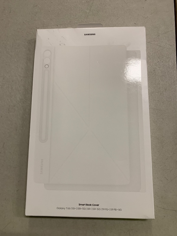 Photo 1 of (Open Box) Samsung Smart Bookcover for Tab S9+ - Black, EF-BX810PWEGUJ