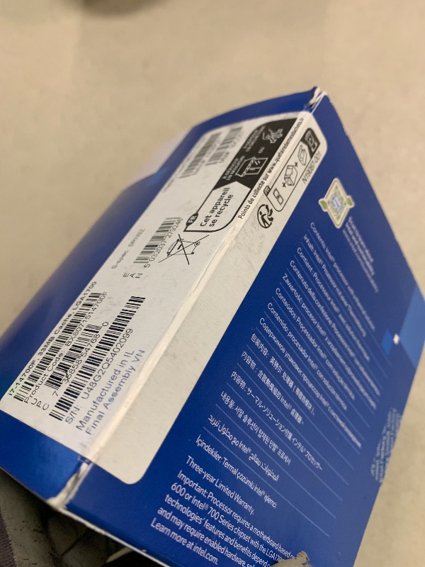 Photo 1 of Intel Core i7-14700F Desktop Processor 20 cores (8 P-cores + 12 E-cores) up to 5.4 GHz