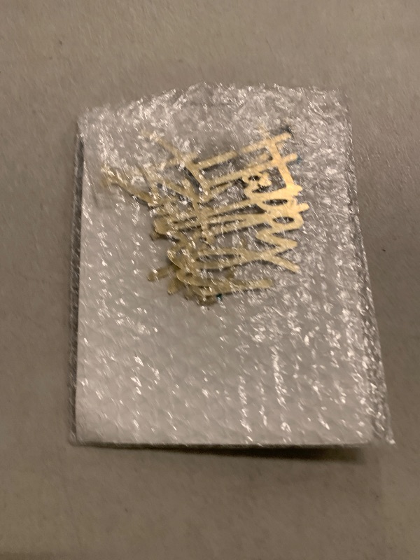 Photo 1 of 1PCS Gold Birthday Cake Topper, 5.3 x 7.2 Inches Acrylic Happy Birthday Cake Sign, Glitter Mirror Cake Topper Decorations for Anniversary, Bridal Shower, Birthday Party Supplies?