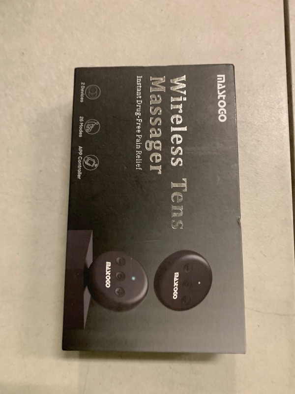Photo 1 of MASTOGO Wireless TENS Unit, Dual Host Muscle Stimulator with APP Control Up to 26 Modes, for Pain Relief, Portable and Rechargeable TENS Unit Muscle Stimulator