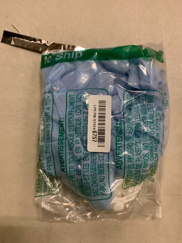 Photo 1 of 2 Pcs Bar Soap Loofah Pouch, Loofah Washcloth, Easy-Hang Bath Sponge with Secure Drawstring, for Gentle Exfoliation and Fresh Skin