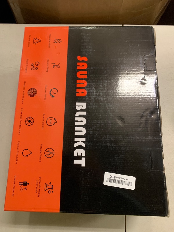 Photo 1 of RRGFB Infrared Sauna Blanket for Home, Low EMF Carbon Crystal Heating, Portable Dry Sauna Bag for Relaxation, Detoxification, 5.9ft×2.6ft, Sleeveless