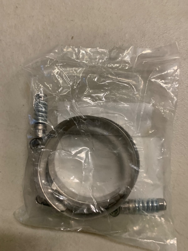 Photo 1 of 2.75" Heavy Duty T Bolt Hose Clamp Stainless Steel - Spring Loaded 74-82mm for 2.75" I.D. Hose with 3mm - 6mm Wall Thickness, Auto-adjusting Keeps Constant Tension (74mm- 82mm, 2 Pack)