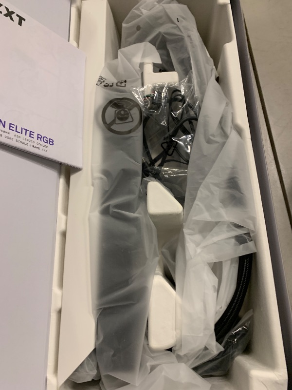 Photo 1 of NZXT Kraken Elite 360 RGB 2024 - AIO CPU Liquid Cooler - 360mm Radiator - F360 RGB Core Fan - Customizable 2.72" IPS LCD - NZXT Turbine Pump - AMD® AM5, AM4 - Intel® LGA 1851/1700, 1200/115X - Black
