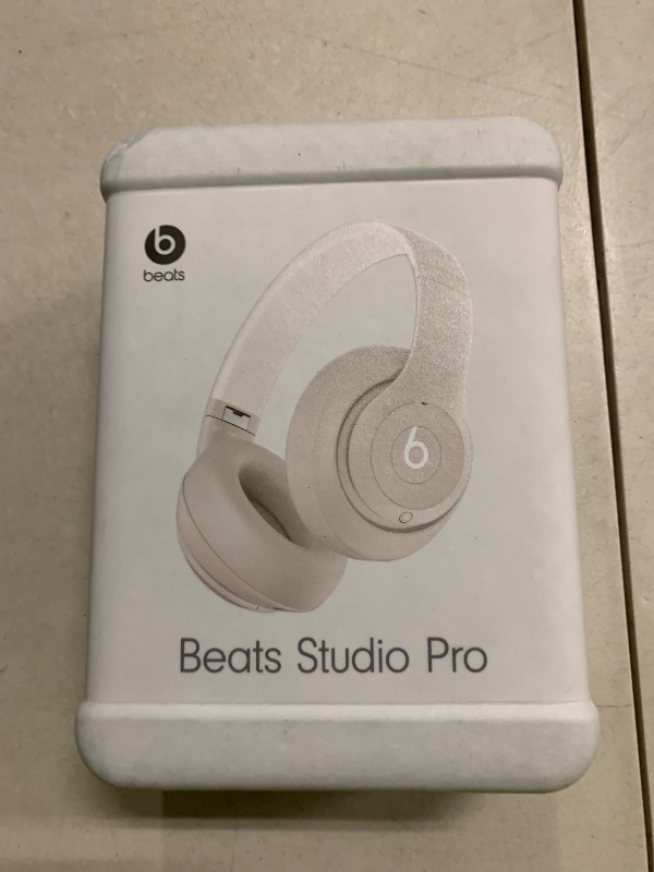 Photo 1 of Beats Studio Pro-Premium Wireless Over-Ear Headphones- Up to 40-Hour Battery Life, Active Noise Cancelling, USB-C Lossless Audio, Apple & Android Compatible- Sandstone