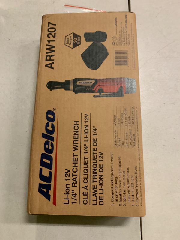 Photo 1 of G12 Series ARW1207 Lith 12V 1/4 MINI Ratchet