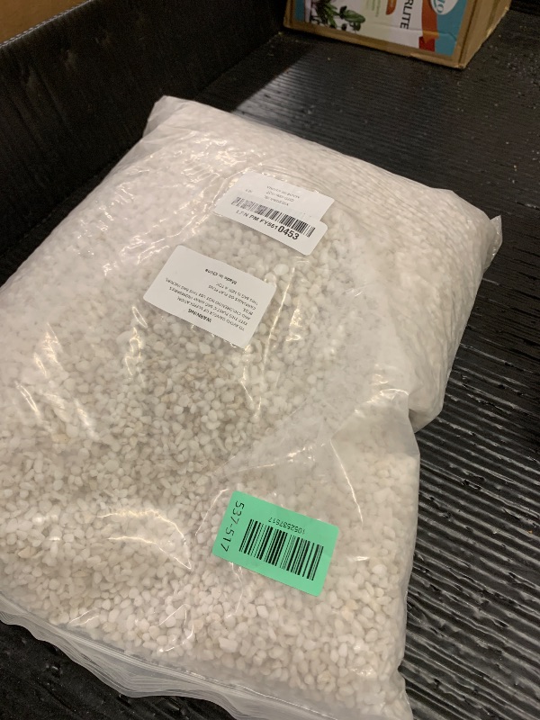 Photo 1 of 10QT Horticultural Perlite Bulk, Organic Perlite for Plants, Course Perlite for Gardening, for Plants Indoor, for Houseplants, to Promotes Soil Root Growth, and Water Drainage and Plant Growth(3-6mm)