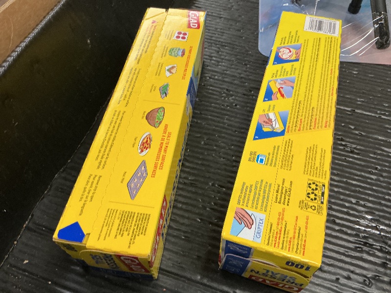 Photo 1 of 2pack only.   Glad Press'N Seal Plastic Food Wrap, 100 Square Foot Roll,