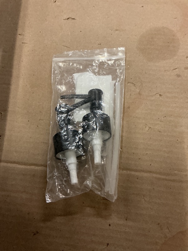 Photo 1 of 2Pack Pumps Lotion Soap Dispenser Replacement Pump for Your Liquid Soap, Lotion or Dish Soap Refill Dispenser Kitchen Bathroom Worktop Bottles 28/400 Thread Size (Black)