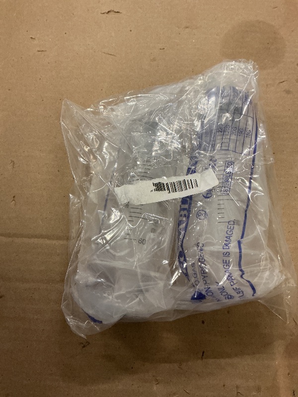 Photo 1 of 2 ONLY— 4 Pack 60mL Large Syringe for Liquid with Tip Cap, Plastic Liquid Syringes Individually Sterile Sealed