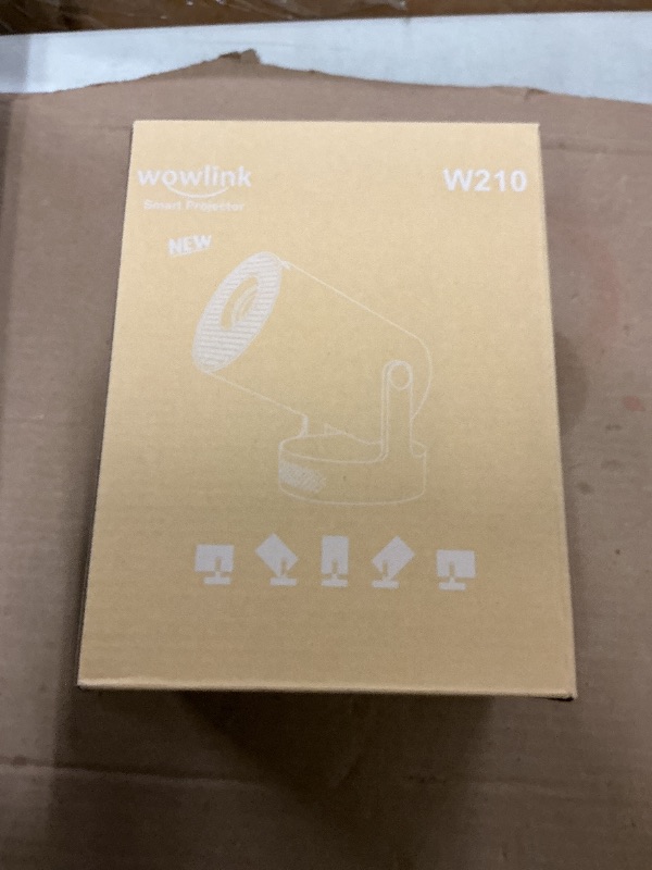 Photo 1 of [Built-in Apps & 2026 Upgraded] Mini Projector with WiFi 6 and Bluetooth 5.4 Support 4K 1080P Auto Keystone 180° Rotatable Projector Portable Compatibile with HDMI/TV Stick/Memory Stick/Laptop, White