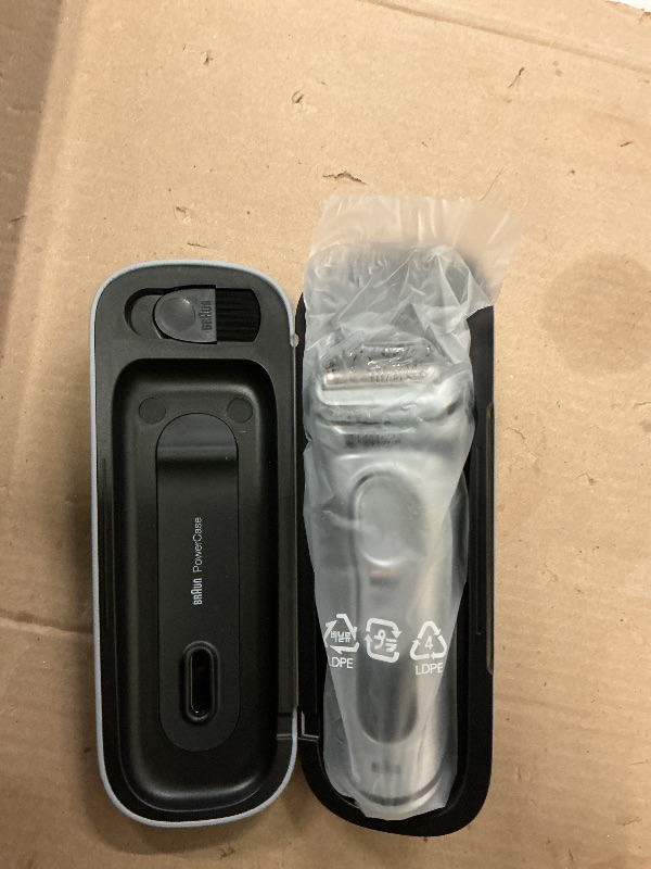 Photo 1 of Braun Electric Razor for Men, Waterproof Foil Shaver, Series 9 Pro 9477cc, Wet & Dry Shave, with Portable Charging Case, ProLift Beard Trimmer, 5-in-1 Cleaning & Charging SmartCare Center, Silver