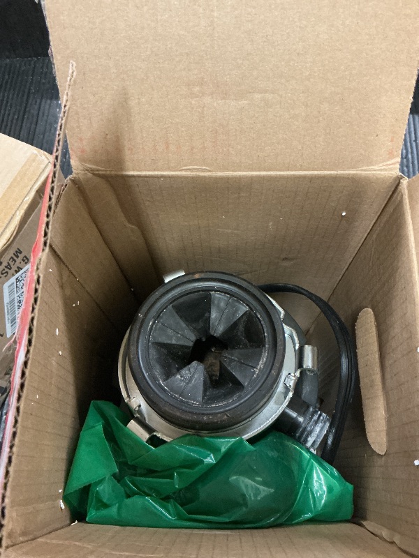 Photo 1 of InSinkErator Badger 5 Garbage Disposal with Power Cord, Standard Series 1/2 HP Continuous Feed Food Waste Disposer, Badger 5 W/C, No Size, Black/Gray