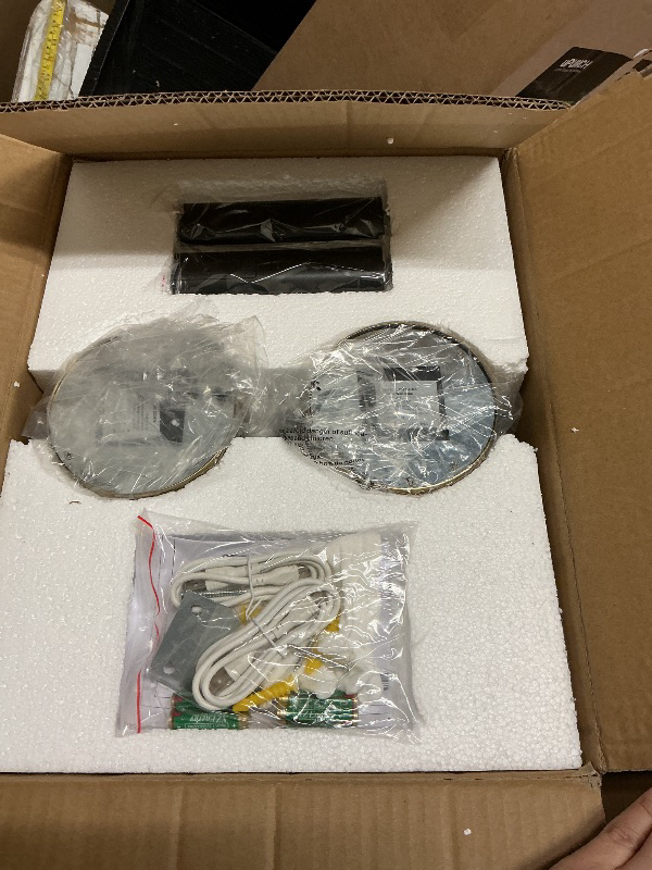 Photo 1 of Morauroral Gold Battery Operated Wall Sconces Set of Two, Rechargeable Wall Sconce with Dimmable Remote Control, 20 Inch Wireless Sconce Wall Light for Bedroom, Living Room (Bulbs Included)