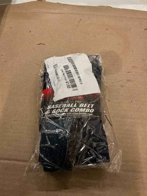 Photo 1 of Rawlings Belt & Socks Combo | Baseball/Softball | Navy Blue | Medium