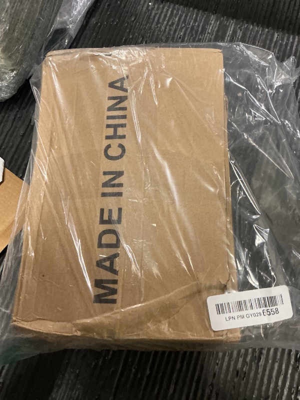 Photo 1 of 12 Pack - 10 inch Black Hidden L Shelf Bracket (1/5 Inch Thicked) Iron Floating Shelf Brackets Rustic Industrial Metal Brackets for Shelf Support