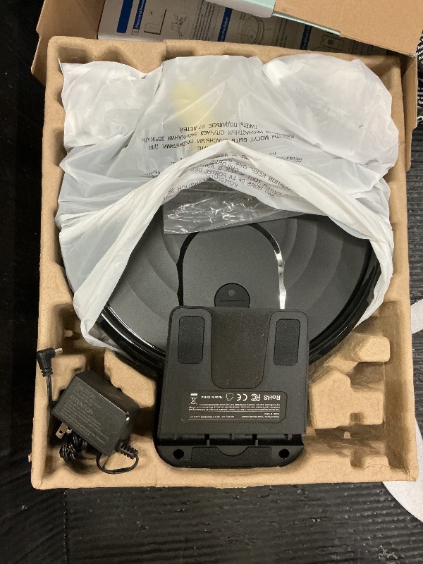 Photo 1 of Robot Vacuum and Mop Combo, Robotic Vacuum Cleaner 5000Pa Strong Suction 130 Mins Runtime, Slim, Low Noise, Automatic Self-Charging, Wi-Fi/App/Alexa Control, Ideal for Hard Floor/Low-Pile Carpet