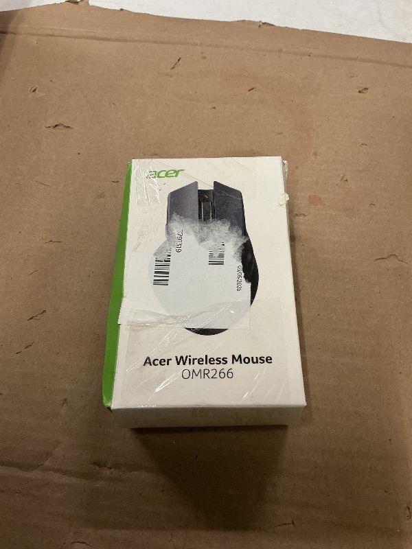 Photo 1 of acer Wireless Mouse for Laptop, 2.4GHz Computer Mouse 3 Adjustable DPI Office Cordless USB Mice with USBA Receiver, 6 Buttons, 1600 DPI, Medium to Large Sized Hands Compatible with PC, Laptop, Desktop