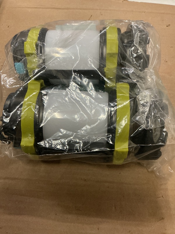 Photo 1 of 2 Pack LED Camping Lantern Flashlight Rechargeable, Consciot Portable Torch with 6 Light Modes, 3600mAh Power Bank, IPX4 Waterproof, USB C, Camping Lights for Hurricane, Emergency, Survival Kits