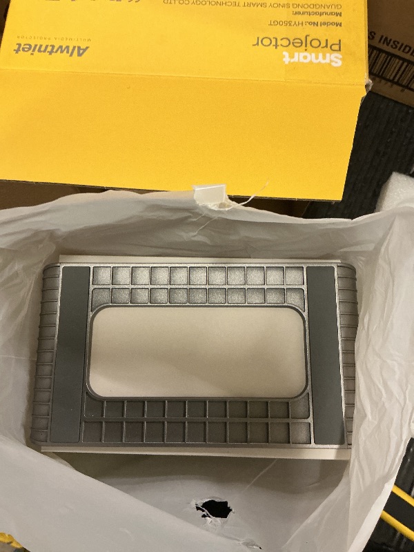 Photo 1 of Smart Projector with Google TV, 4K Support Portable Mini Projector with Wifi and Bluetooth, Auto Focus & Obstacle Avoidance, TV Stick, 650 ANSI & Voice Control, HY350GT Home Theater Proyector Outdoor