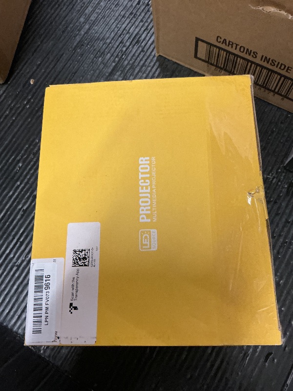 Photo 1 of Smart Projector with Google TV, 4K Support Portable Mini Projector with Wifi and Bluetooth, Auto Focus & Obstacle Avoidance, TV Stick, 650 ANSI & Voice Control, HY350GT Home Theater Proyector Outdoor