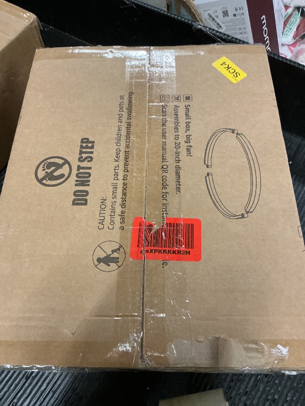 Photo 1 of LEDIARY 20" Outdoor Ceiling Fan with Lights, IP65 Waterproof Gazebo Fan with Hanging Hook, Plug-in Ceiling Fan Remote&APP Control, 3CCT Dimmable, 6-Speeds, Caged Ceiling Fan for Gazebo,Patio,Pergola