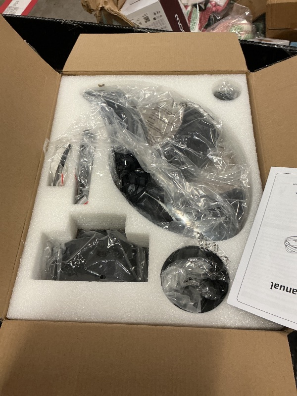 Photo 1 of LEDIARY 20" Outdoor Ceiling Fan with Lights, IP65 Waterproof Gazebo Fan with Hanging Hook, Plug-in Ceiling Fan Remote&APP Control, 3CCT Dimmable, 6-Speeds, Caged Ceiling Fan for Gazebo,Patio,Pergola