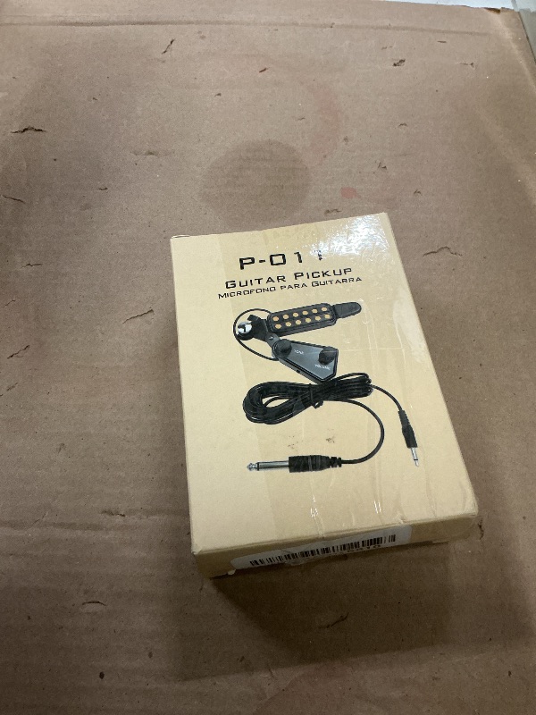 Photo 1 of 12 Sound Hole Acoustic Guitar Pickup - Magnetic Transducer with Volume & Tone Control Tuner Kit, Easy Installation