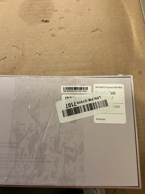 Photo 1 of AYANEO Pocket AIR Mini Android Handheld Game Console - 4.2" HD 4:3 Retro Gaming Screen, MTK G99 Octa-Core, Hall Effect Joystick & Triggers, Portable Gaming Device (Retro White, 2G+32G)