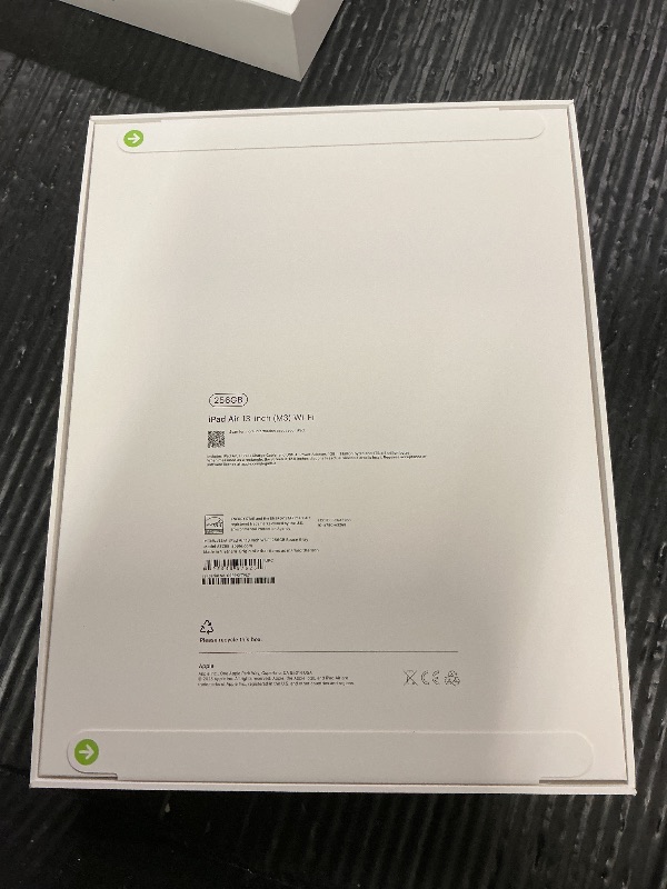 Photo 1 of FACTORY SEALED— Apple iPad Air 13-inch with M3 chip Built for Apple Intelligence, Liquid Retina Display, 256GB, 12MP Front/Back Camera, Wi-Fi 6E, Touch ID, All-Day Battery Life — Space Gray