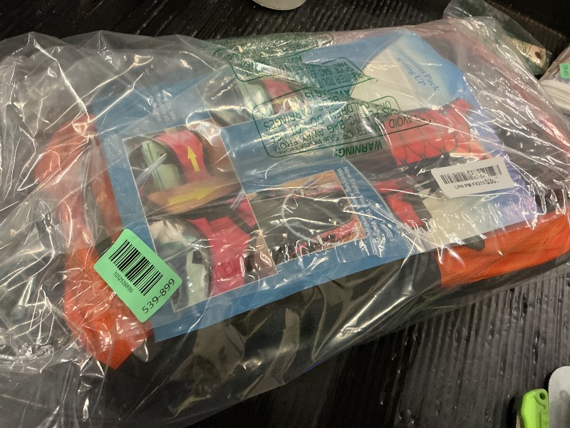 Photo 1 of 15L Insulated Hydration Backpack Pack with 2L Water Bladder Lightweight Hiking Backpack Bag for Women Men Daypack for Hiking Running Festival Camping Biking (Orange)