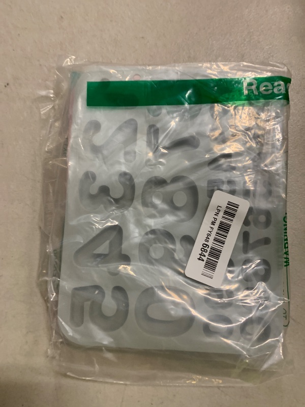 Photo 1 of 2 Pack Number Silicone Cake Molds 30 Cavity Medium and Small Size 3D 0-9 Digital Mould Tray DIY Baking Decorating Tools for Chocolate Candy Cupcake Mousse Dessert Gummy Handmade Soap Clay