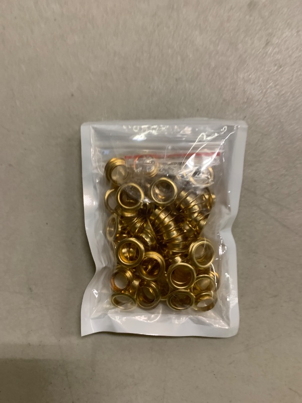 Photo 1 of 100pcs 8mm Tiny Split Ring for Jewelry Making, Double Loops Round Split Jump Rings Necklaces Bracelets Earrings Metal Mini Key Rings DIY Craft