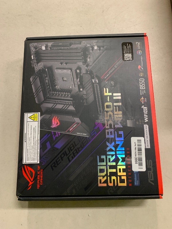 Photo 1 of ASUS ROG Strix B550-F Gaming WiFi II AMD Socket AM4 ATX DDR4 Motherboard