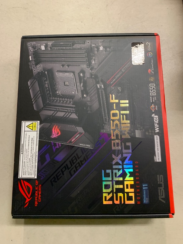 Photo 1 of ASUS ROG Strix B550-F Gaming WiFi II AMD Socket AM4 ATX DDR4 Motherboard