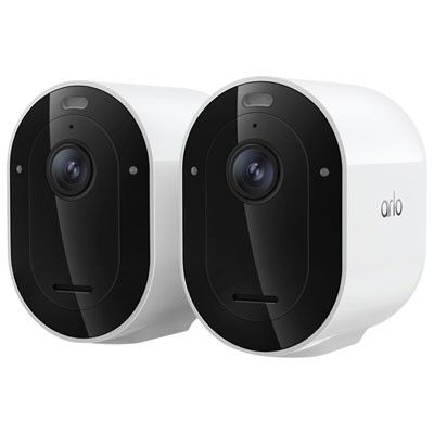 Photo 1 of Arlo Pro 6 Wire-Free Indoor/Outdoor 2K Security Camera - White - 2 Pack
