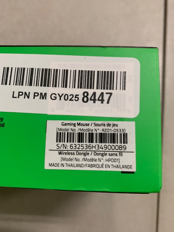Photo 1 of Razer DeathAdder V4 Pro Wireless Gaming Mouse: 56g Lightweight - HyperSpeed Wireless Gen-2 - Optical Scroll Wheel - Optical Switches Gen-4 - Focus Pro 45K Sensor Gen-2 - Up to 150 Hr Battery - Black