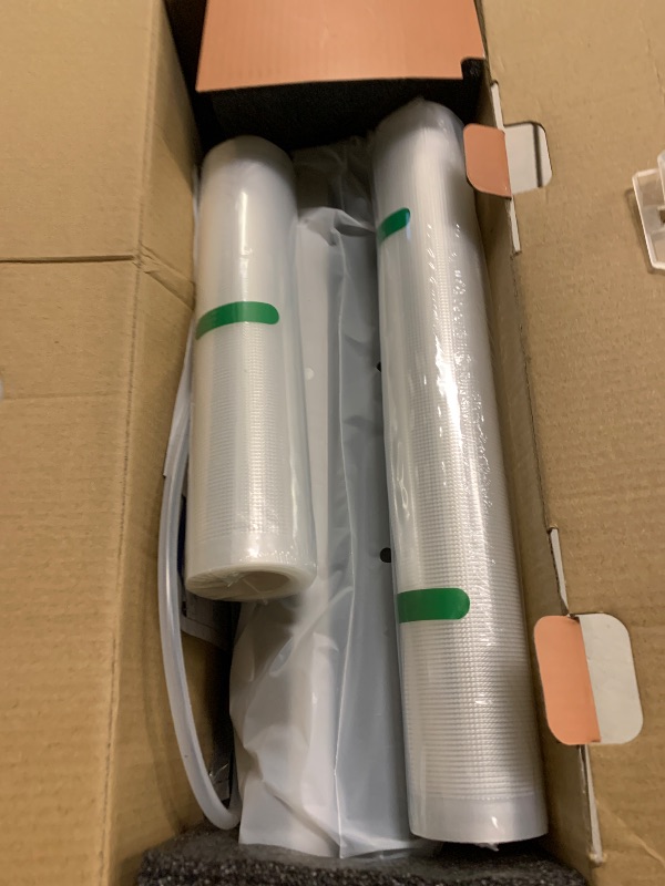 Photo 1 of Vacuum Sealer Machine with AirLock ProSeal System, 10-in-1 Vacuum Sealer for Food, Dry & Moist Modes, Compact Design with Digital Timer, Built-in Cutter & Roll Storage, Stainless Steel