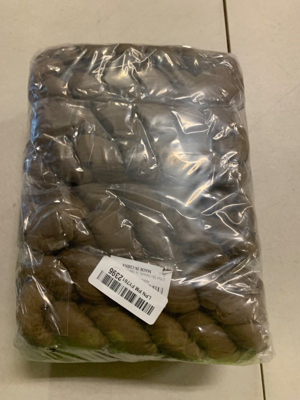 Photo 1 of 12 Pack 10Ft Cheesecloth Table Runner 35x120 Inch Boho Gauze Table Runner Rustic Cheese Cloth Long Romantic Table Runners for Wedding Bridal Shower Birthday Party Table Decor (Brown)