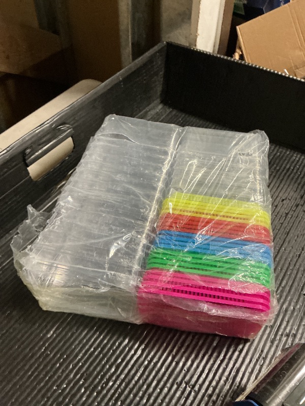 Photo 1 of 20 Pack Plastic Fish Tank with Handle, Small Reptile Terrariums Carrier Cage, Tarantula Enclosure Snake Breeding Case, Mini Fish Box for Pets (5.9" x 3.5" x 4.3")