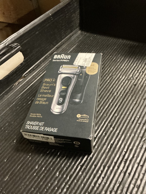 Photo 1 of Braun Series 9 PRO+ Electric Razor for Men, 5 Pro Shave Elements & Precision Long Hair Trimmer, 6in1 SmartCare Center, Wet & Dry Electric Shaver for Smooth Skin with 60min Battery Runtime, 9517s