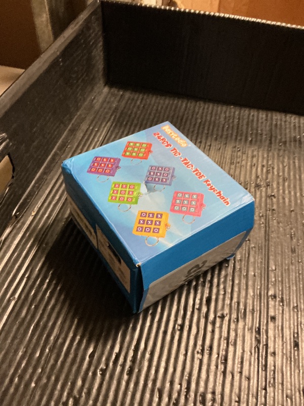 Photo 1 of 24PCS Tic Tac Toe Game Birthday Party Favors Goodie Bags Easter Basket Stuffers for Kids 4-8 8-12 Classroom Treasure Chest Carnival Prize Box Toys Bulk Keychain Pinata Filler Return Gifts for Girl Boy