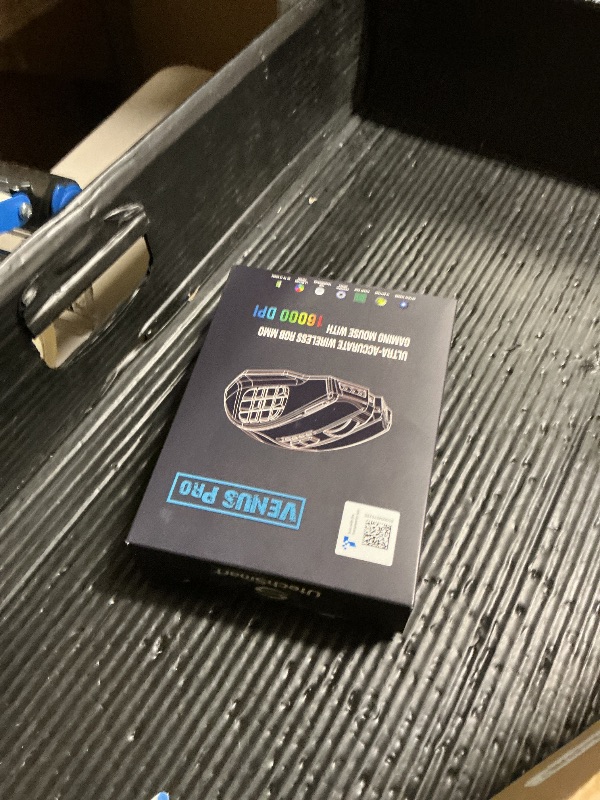 Photo 1 of UtechSmart Venus Pro RGB Wireless MMO Gaming Mouse, 16,000 DPI Optical Sensor, 2.4 GHz Transmission Technology, Ergonomic Design, 16M Chroma RGB Lighting, 16 programmable Buttons, Up to 70 Hours