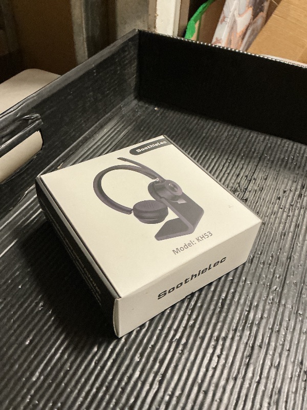 Photo 1 of (Upgraded Version) Wireless Headset, Bluetooth Headset with Noise Cancelling Microphone, Best Headphones with Mic Mute & USB Dongle for PC/Computer/Laptop/Cell Phones/Remote Work/Call Center