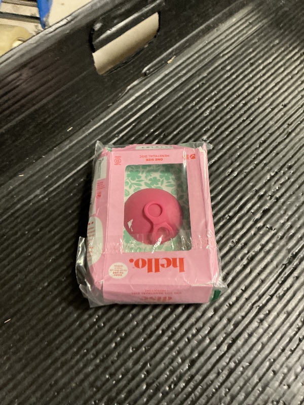 Photo 1 of Hello Period Menstrual Disc | Award Winning Reusable Soft Flexible Period Disc | Capacity of 10 Tampons | Double Loop Tab for Easy Removal, Leak Proof Alternative to Pads & Tampons (Bubblegum)