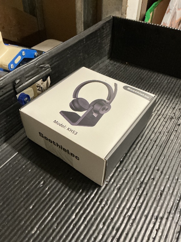 Photo 1 of (Upgraded Version) Wireless Headset, Bluetooth Headset with Noise Cancelling Microphone, Best Headphones with Mic Mute & USB Dongle for PC/Computer/Laptop/Cell Phones/Remote Work/Call Center